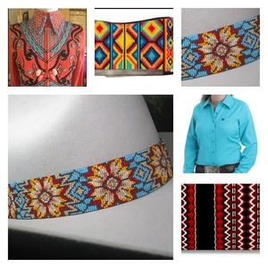 JRW Cowboy Cowgirl Western Rodeo Show  Hat Band